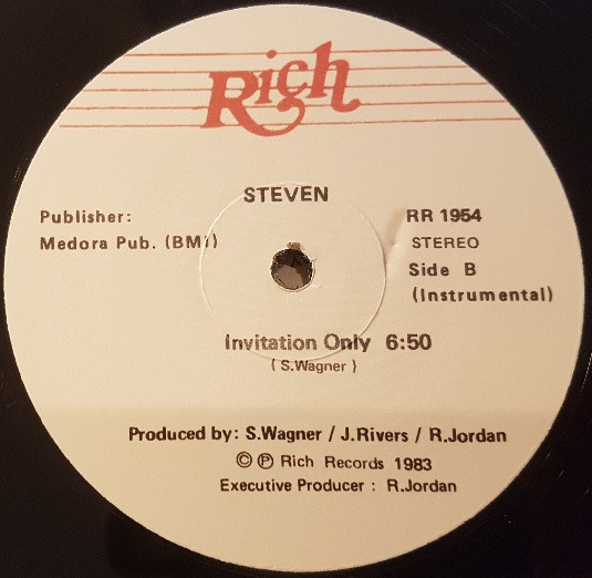 Steven Allen Wagner - Invitation Only | Rich Records (RR 1954) - 2 Steven Allen Wagner - Invitation Only | Rich Records (RR 1954) - 2
