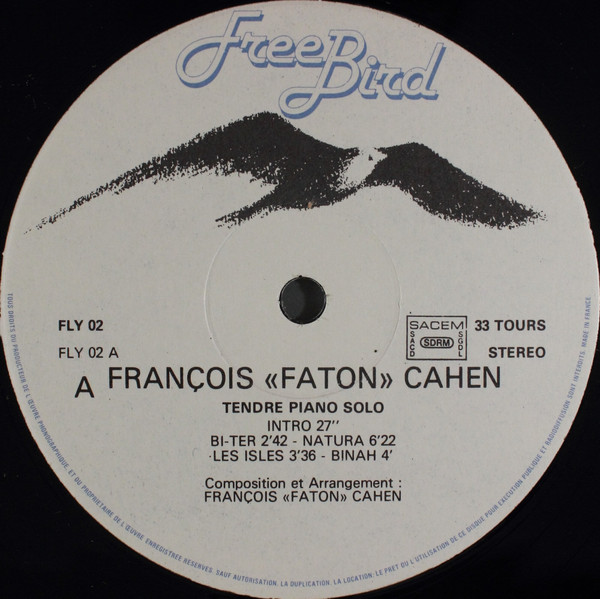 François Cahen - Tendre Piano Solo | Free Bird (FLY 02) - 3