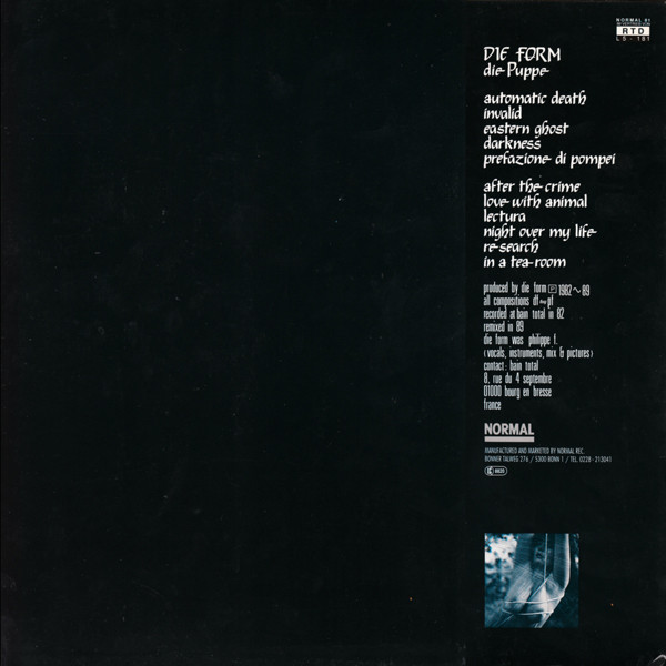 Die Form - Die Puppe | Normal (NORMAL 81) - 2 Die Form - Die Puppe | Normal (NORMAL 81) - 2