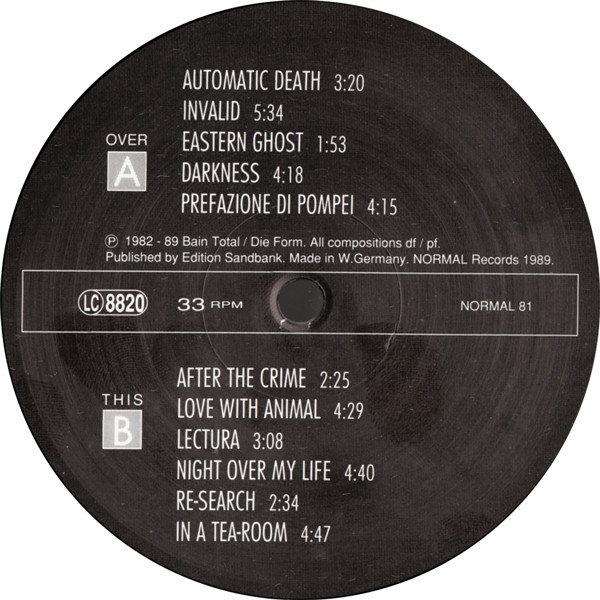 Die Form - Die Puppe | Normal (NORMAL 81) - 4 Die Form - Die Puppe | Normal (NORMAL 81) - 4