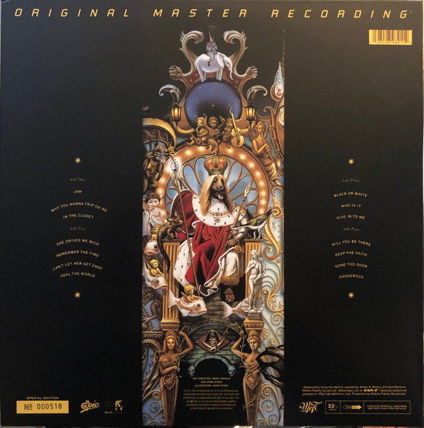 Michael Jackson - Dangerous | Mobile Fidelity Sound Lab (MFSL2-571) - 3