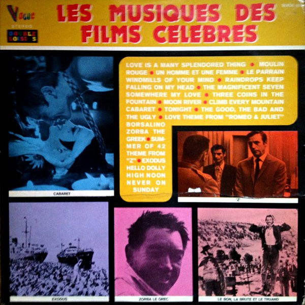 Various - Les Musiques Des Films Célèbres | Vogue (SLVLX. 631)