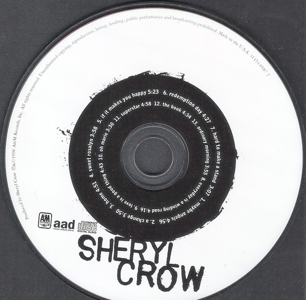 Sheryl Crow - Sheryl Crow | A&M Records (31454 0587 2) - 3 Sheryl Crow - Sheryl Crow | A&M Records (31454 0587 2) - 3
