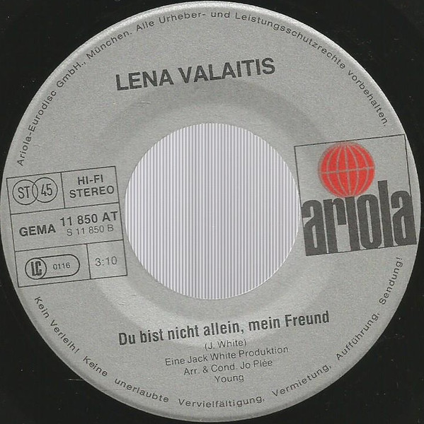 Lena Valaitis - Ich Spreche Alle Sprachen Dieser Welt | Ariola (11 850 AT) - main