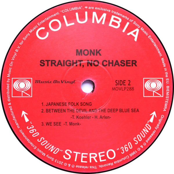 Thelonious Monk - Straight, No Chaser | Music On Vinyl (MOVLP288) - 4