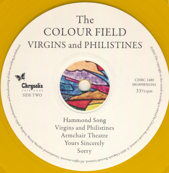 The Colourfield - Virgins And Philistines | Chrysalis Catalogue (CHRC 1480) - 4 The Colourfield - Virgins And Philistines | Chrysalis Catalogue (CHRC 1480) - 4