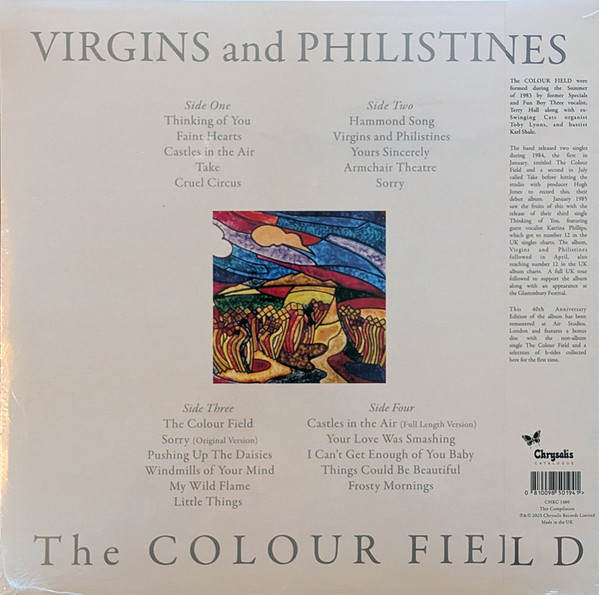 The Colourfield - Virgins And Philistines | Chrysalis Catalogue (CHRC 1480) - 2 The Colourfield - Virgins And Philistines | Chrysalis Catalogue (CHRC 1480) - 2