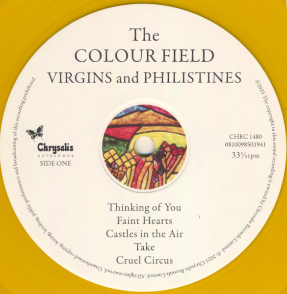 The Colourfield - Virgins And Philistines | Chrysalis Catalogue (CHRC 1480) - 3 The Colourfield - Virgins And Philistines | Chrysalis Catalogue (CHRC 1480) - 3