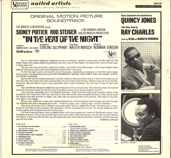Quincy Jones - In The Heat Of The Night: Original Motion Picture Soundtrack | United Artists Records (669 158) - 2 Quincy Jones - In The Heat Of The Night: Original Motion Picture Soundtrack | United Artists Records (669 158) - 2