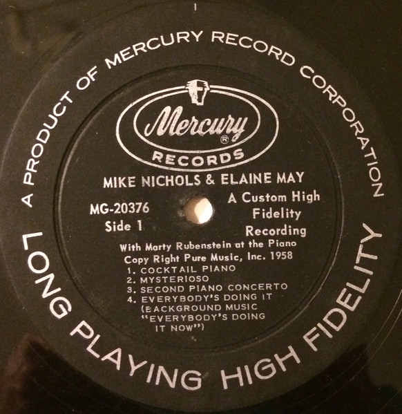 Mike Nichols & Elaine May - Improvisations To Music | Mercury (MG-20376) - 3