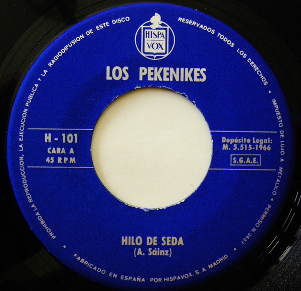 Los Pekenikes - Hilo De Seda / Sombras Y Rejas | Hispavox (H 101) - 3