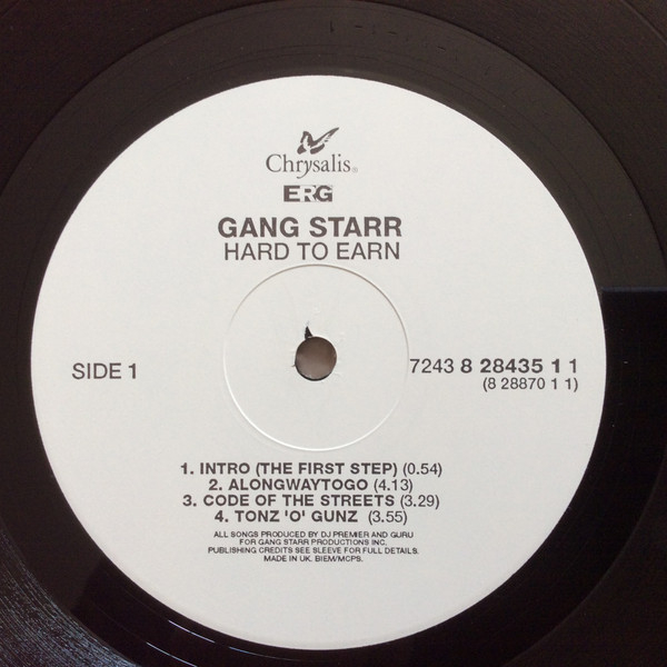 Gang Starr - Hard To Earn | Chrysalis (7243 8 28435 1 1) - 4 Gang Starr - Hard To Earn | Chrysalis (7243 8 28435 1 1) - 4