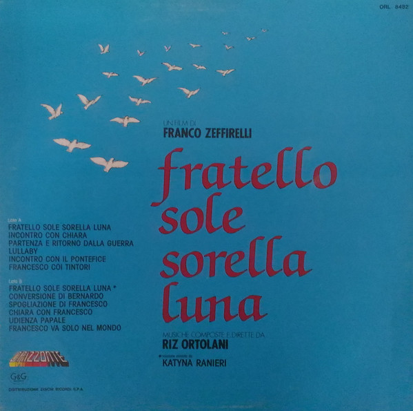 Riz Ortolani - Fratello Sole Sorella Luna (Original Soundtrack) | G & G Records (ORL 8482) - 2
