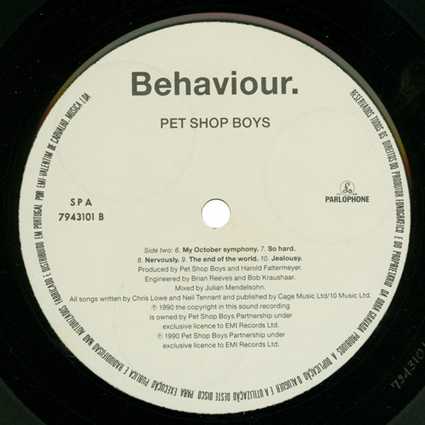 Pet Shop Boys - Behaviour | Parlophone (7943101) - 4