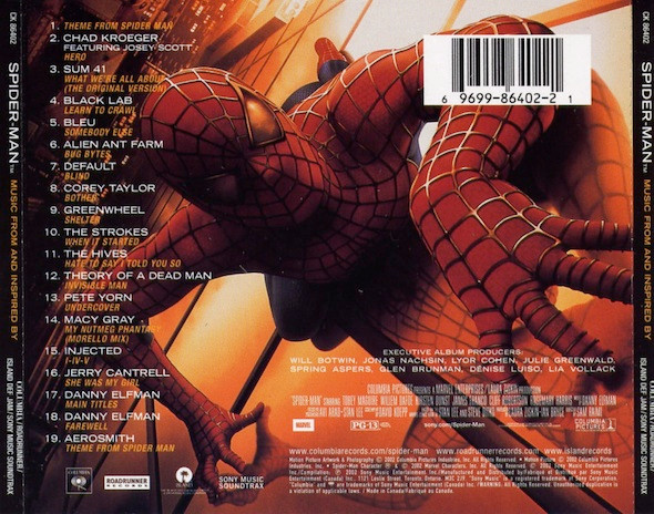 Various - Music From And Inspired By Spider-Man [CD] | Columbia (CK 86402) - 2