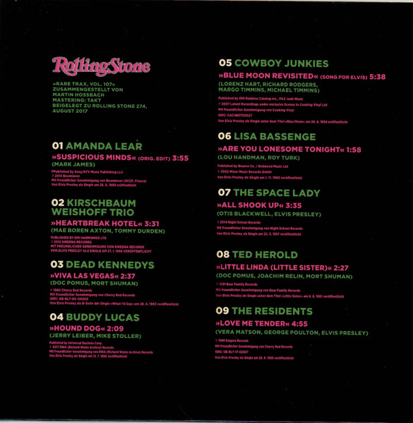 Various - Rare Trax Vol 107 (All Shook Up Ausgewählte Versionen Von Elvis-Songs) | Rolling Stone (none) - 2