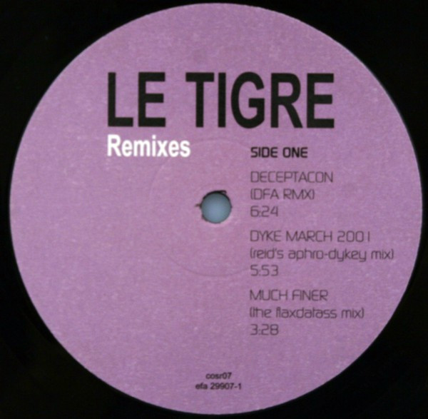 Le Tigre - Remixes | Chicks On Speed Records (COSR07) - 3