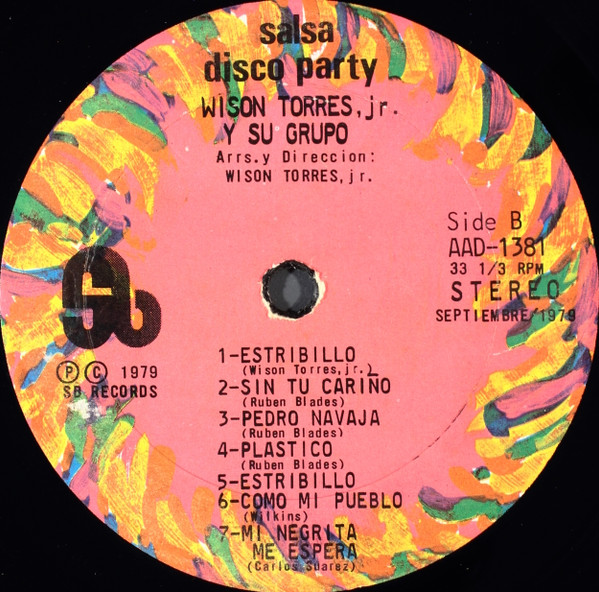 Wison Torres Jr Y Su Combo - Salsa Disco Party | SB Records (AAD-1381) - 4 Wison Torres Jr Y Su Combo - Salsa Disco Party | SB Records (AAD-1381) - 4