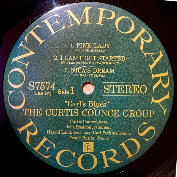 The Curtis Counce Group - Carl's Blues | Contemporary Records (S7574) - 3 The Curtis Counce Group - Carl's Blues | Contemporary Records (S7574) - 3