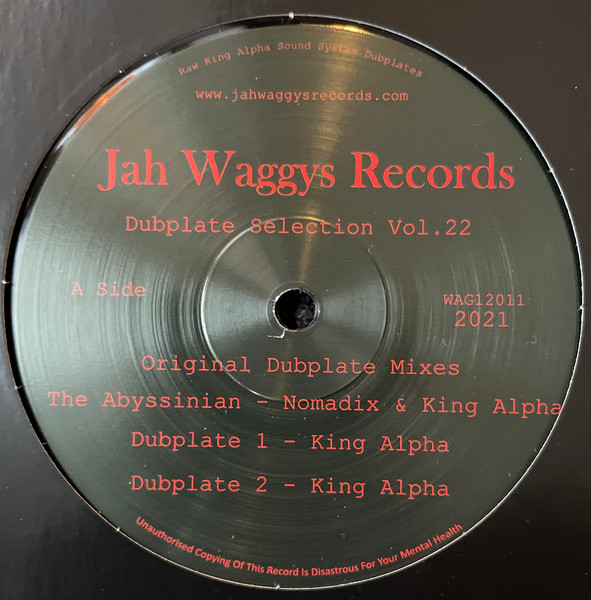 Nomadix / King Alpha - The Abyssinian / The 7th Element | Jah Waggy's Records (WAG12011) - main Nomadix / King Alpha - The Abyssinian / The 7th Element | Jah Waggy's Records (WAG12011) - main