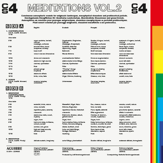 Joel Vandroogenbroeck - Meditations Vol. 2 | Aguirre Records (ZORN35) - 2