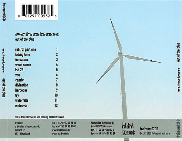 Echobox - Out Of The Blue | Freiraum (freiraum02CD) - 2