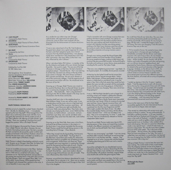 Ralph Thomas - Eastern Standard Time | BBE Records (BBE404ALP) - 3 Ralph Thomas - Eastern Standard Time | BBE Records (BBE404ALP) - 3