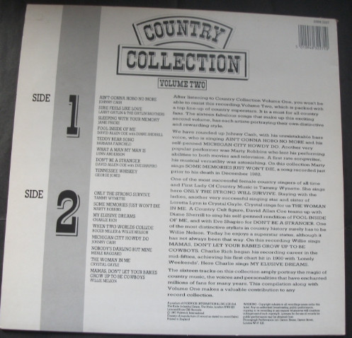 Various - Country Collection Volume Two | Hallmark Records (SHM 3227) - 2