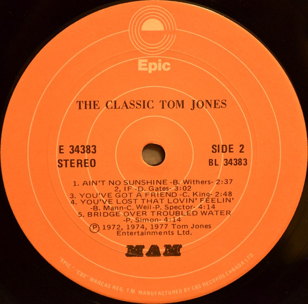 Tom Jones - The Classic | Epic (34383) - 4