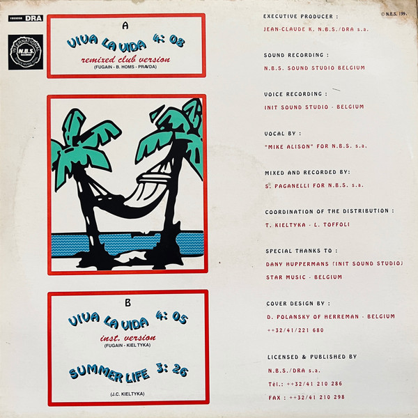 Mike Alison - Viva La Vida | N.B.S. Records (1955058) - 2 Mike Alison - Viva La Vida | N.B.S. Records (1955058) - 2