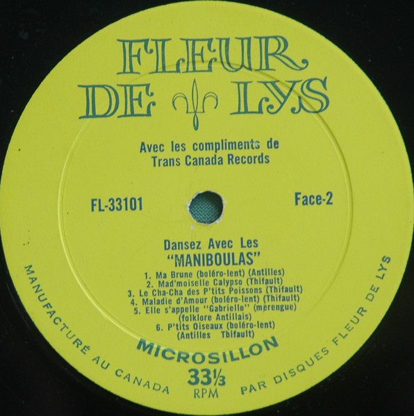 Les Maniboulas - Vous Voulez Danser ! [Vinyl] | Fleur De Lys (FL-33101) - 4