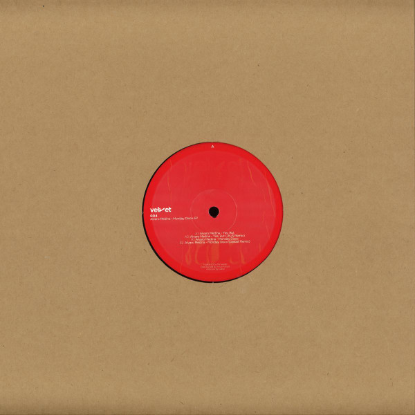 Alvaro Medina - Monday Disco EP | Velvet (VELVET004) - 2 Alvaro Medina - Monday Disco EP | Velvet (VELVET004) - 2