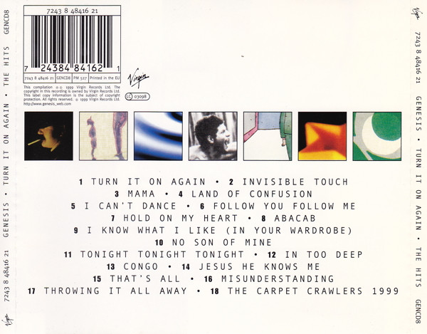 Genesis - Turn It On Again (The Hits) | Virgin (7243 8 48416 21) - 3 Genesis - Turn It On Again (The Hits) | Virgin (7243 8 48416 21) - 3
