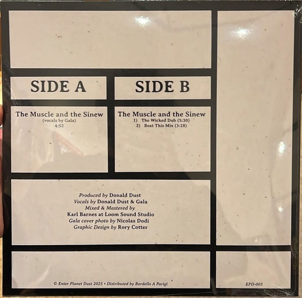 Donald Dust Vocals by Gala - The Muscle And The Sinew | Enter Planet Dust (EPD-005) - 2 Donald Dust Vocals by Gala - The Muscle And The Sinew | Enter Planet Dust (EPD-005) - 2