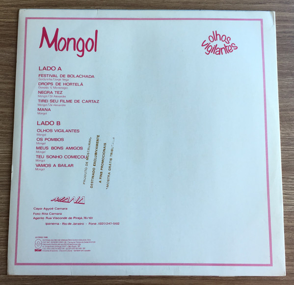 Mongol - Olhos Vigilantes | Som Livre (406.6029) - 2 Mongol - Olhos Vigilantes | Som Livre (406.6029) - 2