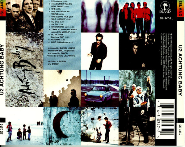 U2 - Achtung Baby [CD] | Island Records (510 347-2) - 3