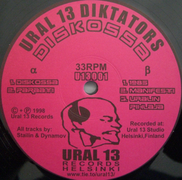 Ural 13 Diktators - Diskossa | Ural 13 Records (U13001) - main