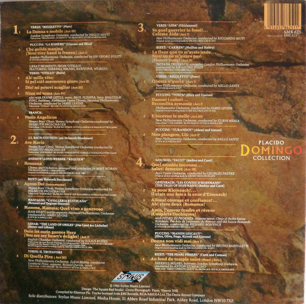 Placido Domingo - Placido Domingo Collection | Stylus (SMR 625) - 2 Placido Domingo - Placido Domingo Collection | Stylus (SMR 625) - 2