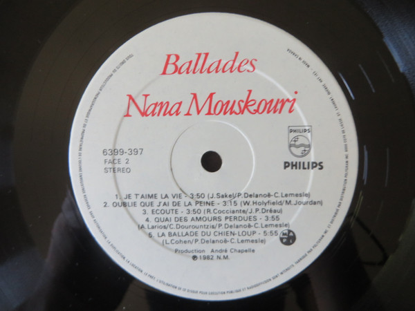 Nana Mouskouri - Ballades | Philips (6399 397) - 4 Nana Mouskouri - Ballades | Philips (6399 397) - 4