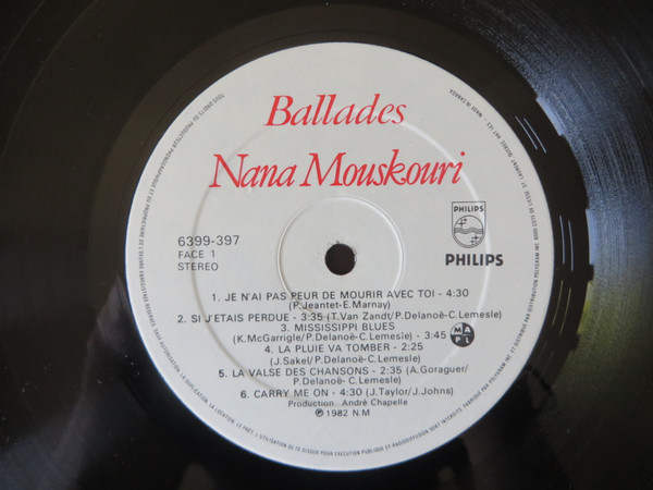 Nana Mouskouri - Ballades | Philips (6399 397) - 3 Nana Mouskouri - Ballades | Philips (6399 397) - 3
