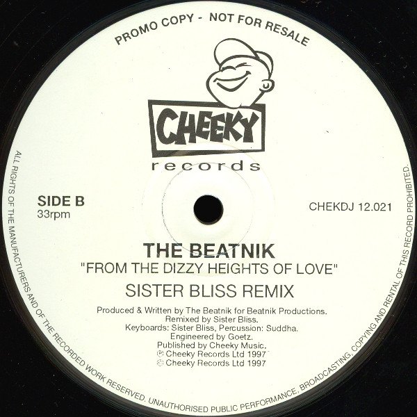 The Beatnik - From The Dizzy Heights Of Love | Cheeky Records (CHEKDJ 12.021) - 2