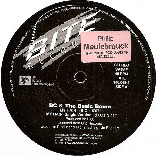 B.C. & The Basic Boom - My Hair | BITE Records (146.048-5) - 3 B.C. & The Basic Boom - My Hair | BITE Records (146.048-5) - 3