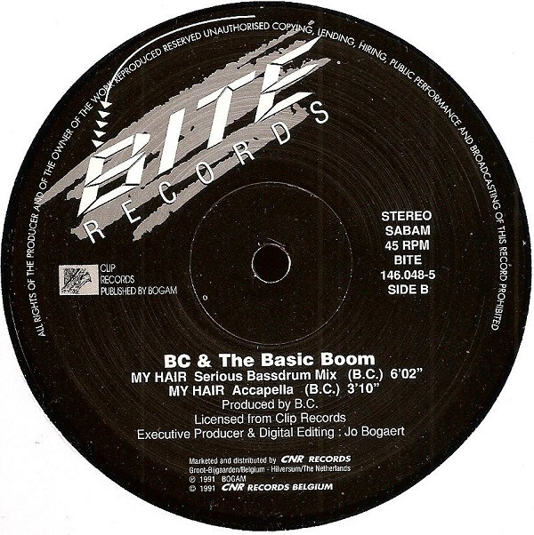 B.C. & The Basic Boom - My Hair | BITE Records (146.048-5) - 4 B.C. & The Basic Boom - My Hair | BITE Records (146.048-5) - 4