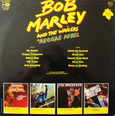 Bob Marley & The Wailers - Reggae Rebel | Disques Espérance (ESP 7505) - 2 Bob Marley & The Wailers - Reggae Rebel | Disques Espérance (ESP 7505) - 2