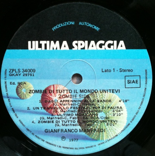 Gianfranco Manfredi - Zombie Di Tutto Il Mondo Unitevi | Ultima Spiaggia (ZPLS 34009) - 3 Gianfranco Manfredi - Zombie Di Tutto Il Mondo Unitevi | Ultima Spiaggia (ZPLS 34009) - 3