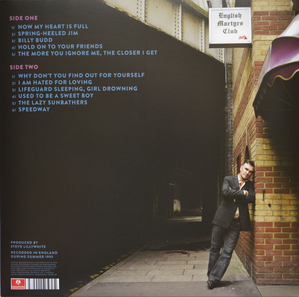 Morrissey - Vauxhall And I | Parlophone (PCSDR 148) - 3