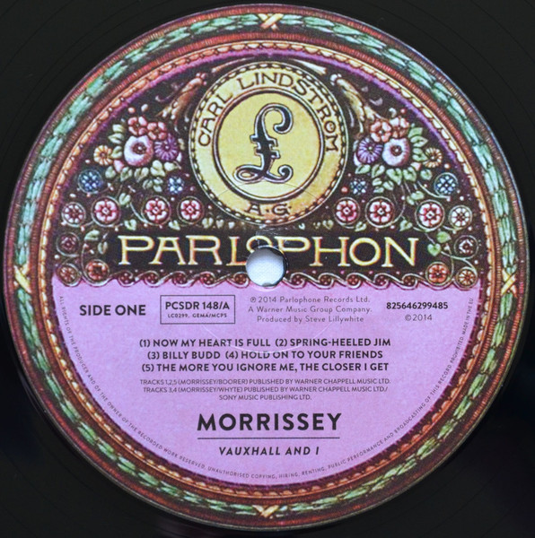 Morrissey - Vauxhall And I | Parlophone (PCSDR 148) - 4