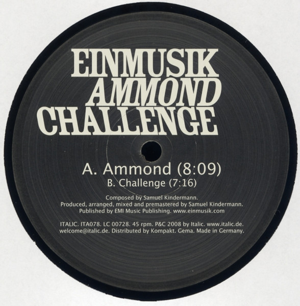 Einmusik - Ammond / Challenge | Italic (ITA078) - 3