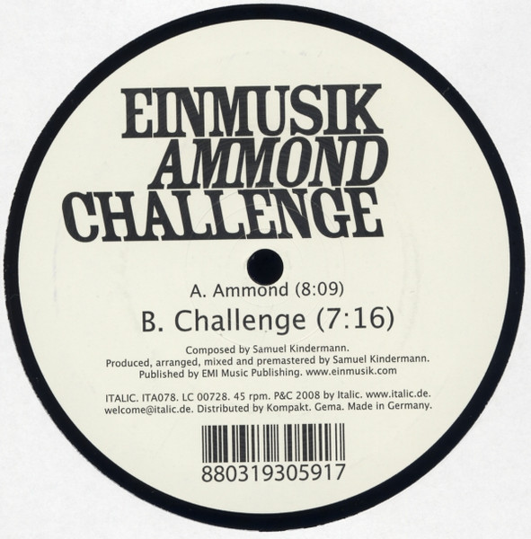 Einmusik - Ammond / Challenge | Italic (ITA078) - 4