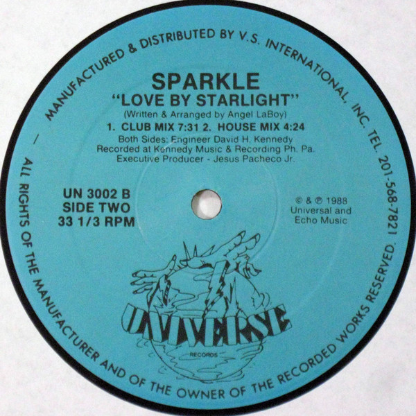 Sparkle - Love By Starlight | Universe Records (UN 3002) - 2